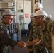 Commander, Carrier Strike Group Nine visits USS Ronald Reagan (CVN 76)