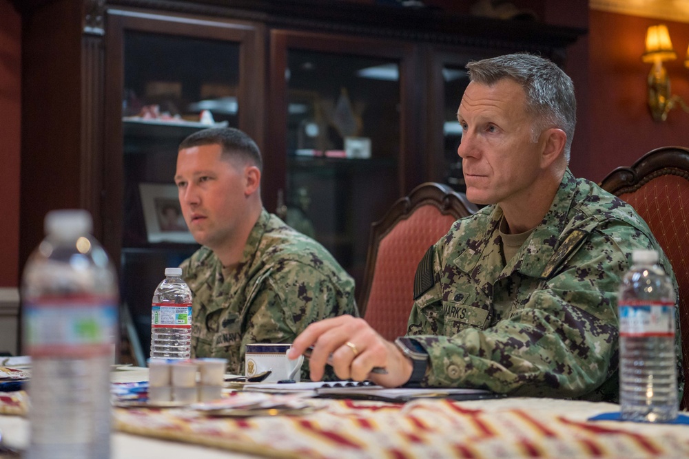 Commander, Carrier Strike Group Nine visits USS Ronald Reagan (CVN 76)
