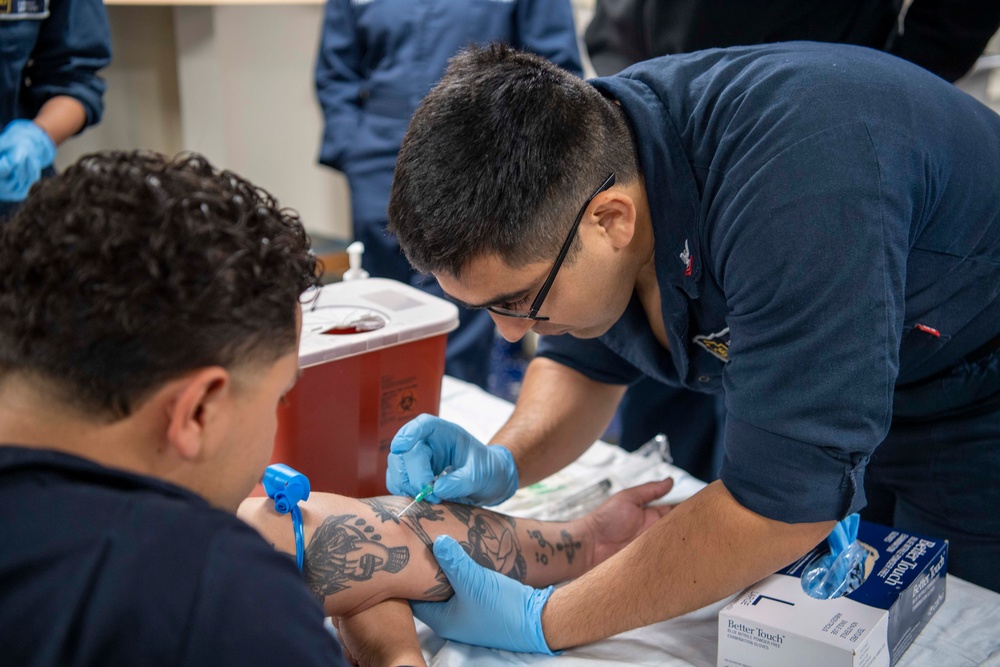 USS John P. Murtha conducts medical training