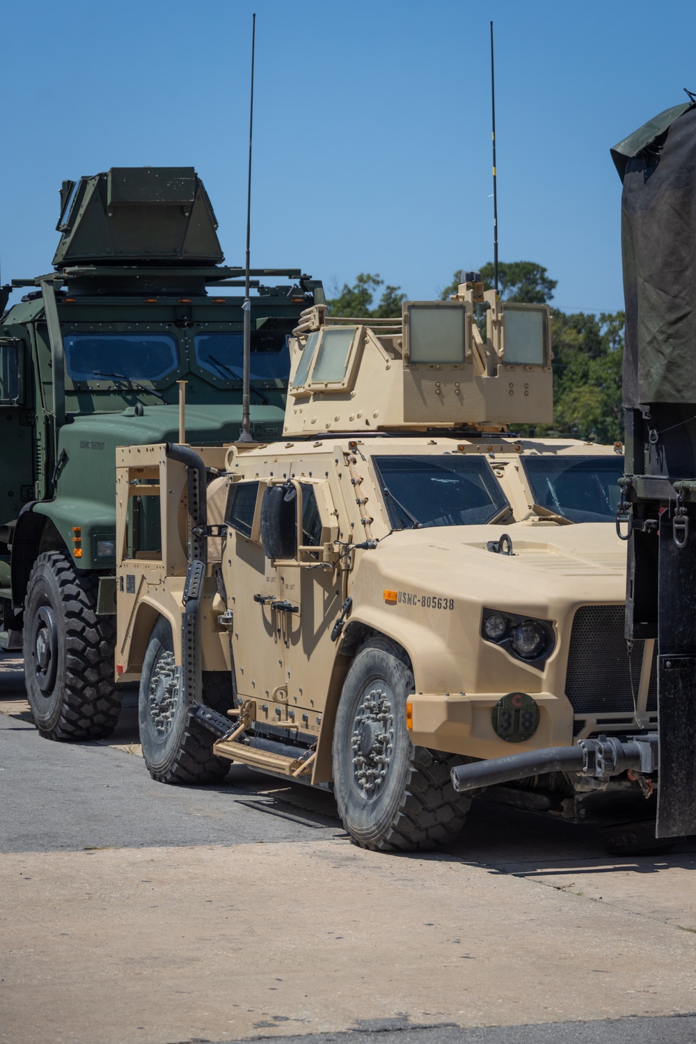 2nd Distribution Support Battalion Conducts Live-Fire Vehicle Machine Gun Range