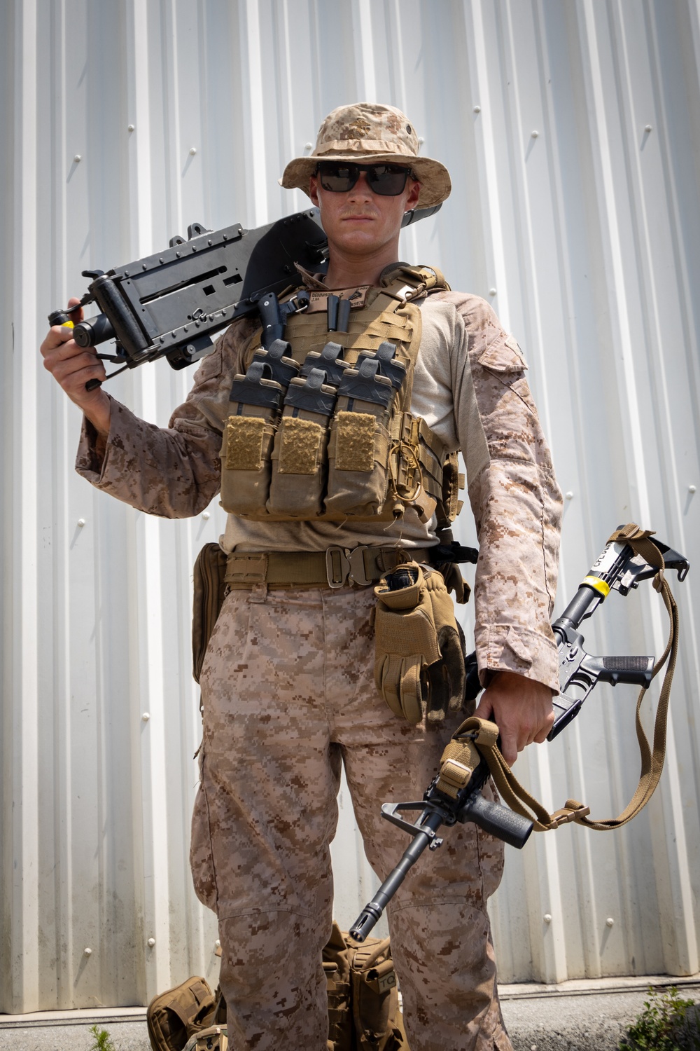 2nd Distribution Support Battalion Conducts Live-Fire Vehicle Machine Gun Range