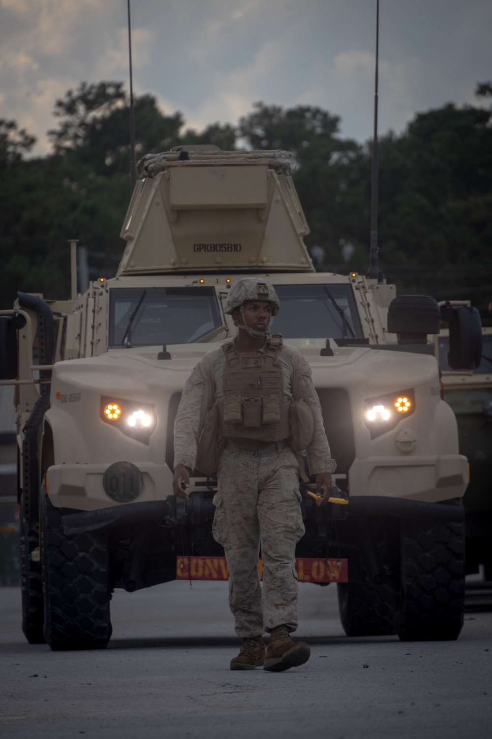 2nd Distribution Support Battalion Conducts Live-Fire Vehicle Machine Gun Range