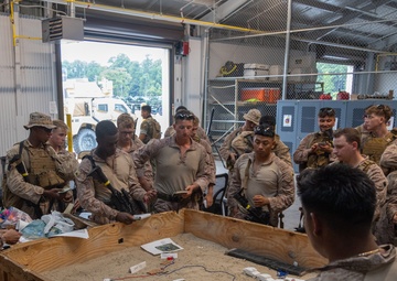 2nd Distribution Support Battalion Conducts Live-Fire Vehicle Machine Gun Range
