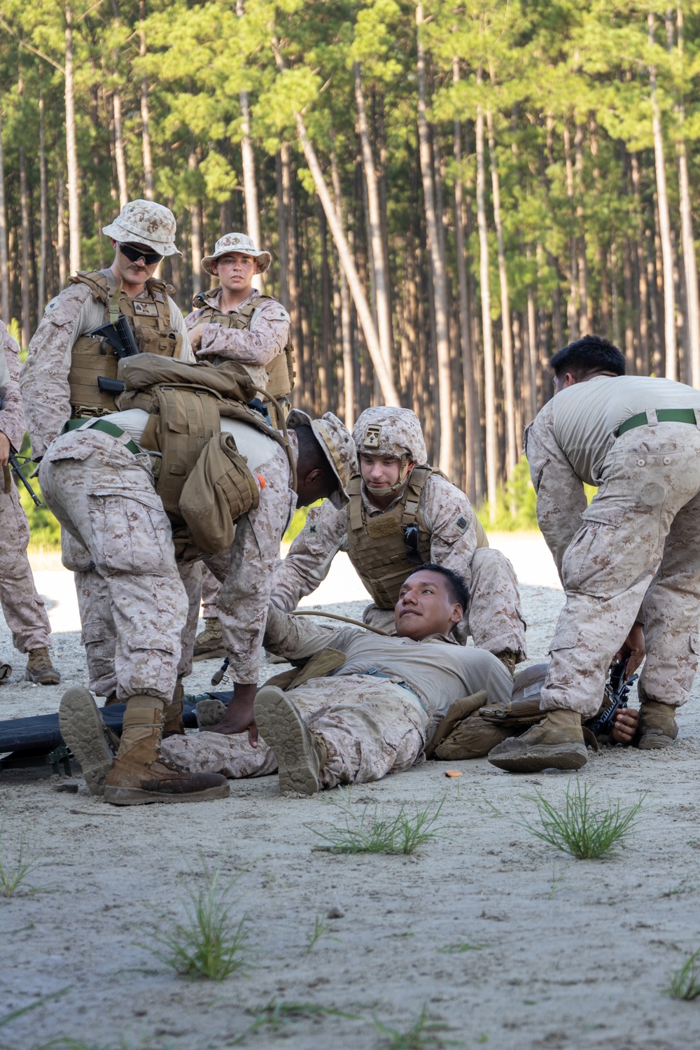 2nd Distribution Support Battalion Conducts Live-Fire Vehicle Machine Gun Range