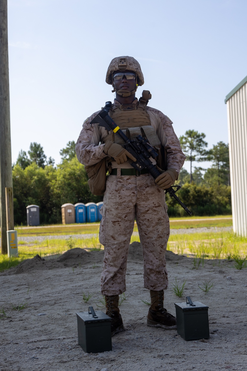 2nd Distribution Support Battalion Conducts Live-Fire Vehicle Machine Gun Range