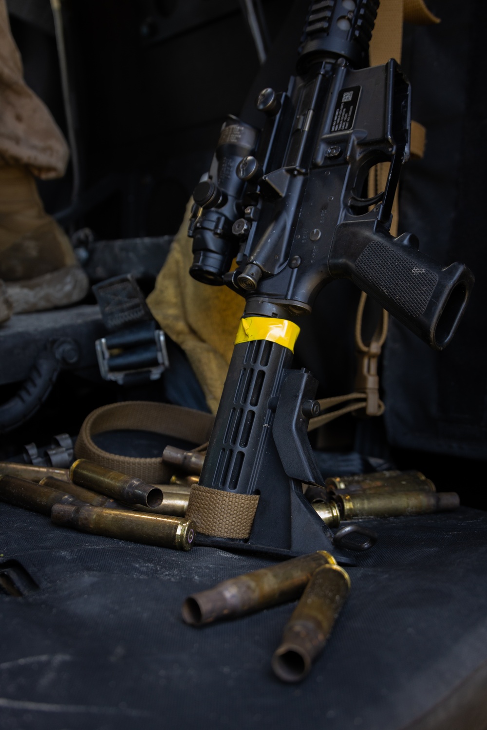 2nd Distribution Support Battalion Conducts Live-Fire Vehicle Machine Gun Range