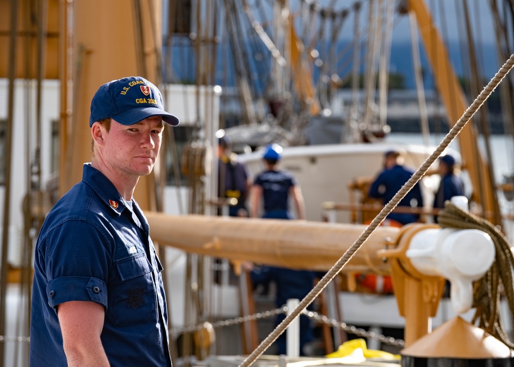 Coast Guard Cutter Barque Eagle Arrives in San Francisco