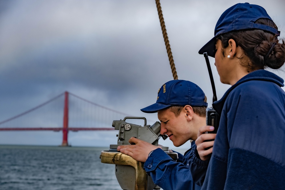 Coast Guard Cutter Barque Eagle Arrives in San Francisco