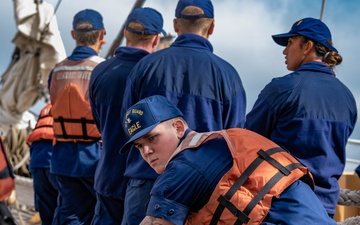 Coast Guard Cutter Barque Eagle arrives in San Francisco
