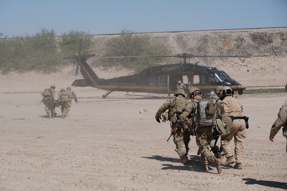 Joint Training Strengthens JTF-SB, CBP Medevac Coordination on Southern Border