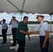 First US Coast Guard national security cutter to moor in the Republic of Palau hosts president of Palau and US ambassador to Palau