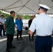 First US Coast Guard national security cutter to moor in the Republic of Palau hosts president of Palau and US ambassador to Palau