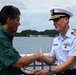 First US Coast Guard national security cutter to moor in the Republic of Palau hosts president of Palau and US ambassador to Palau