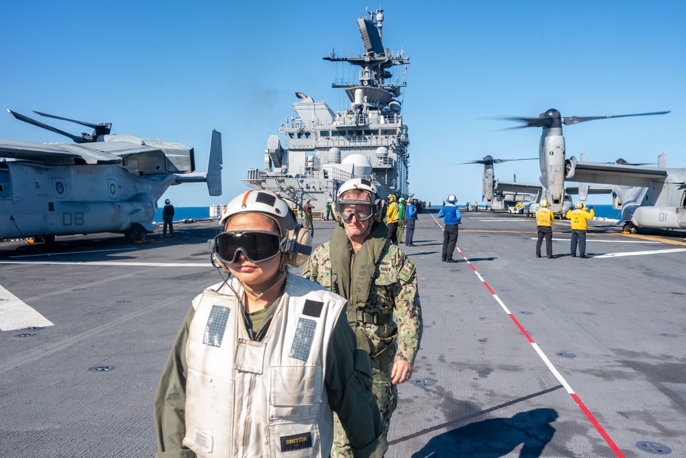 USS America (LHA 6) Conducts Flight Operations during Talisman Sabre