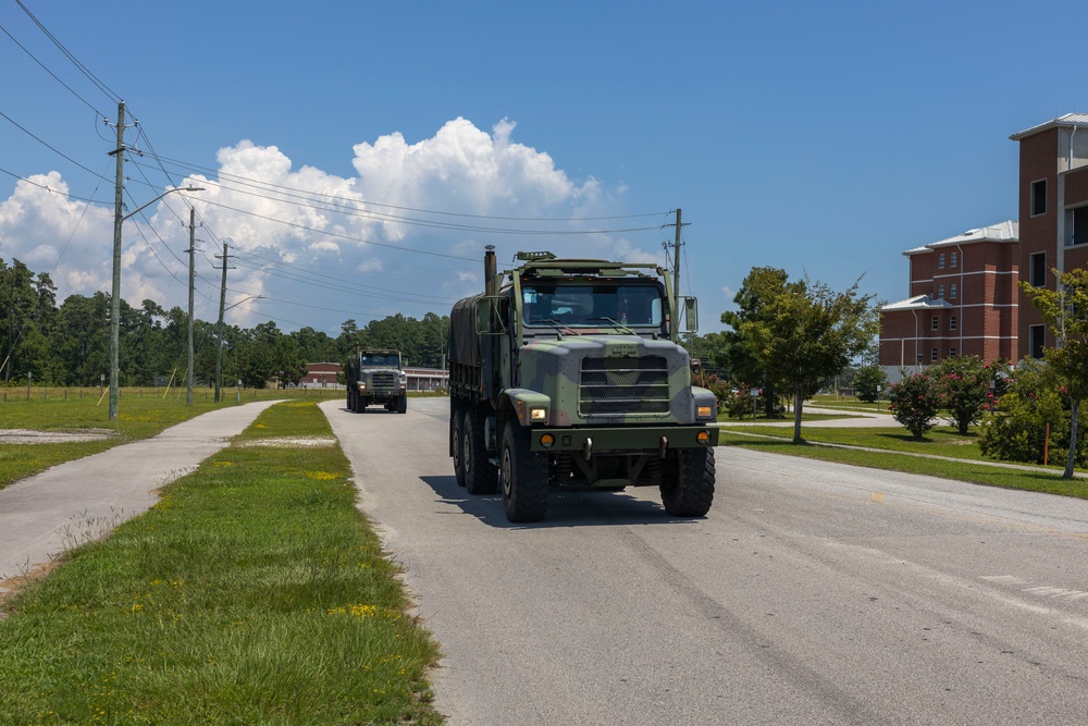 Movement to Bogue Airfield