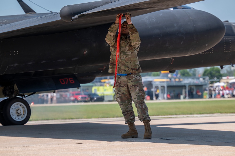 Team Beale showcases U-2 Dragon Lady at the nation’s premiere airshow