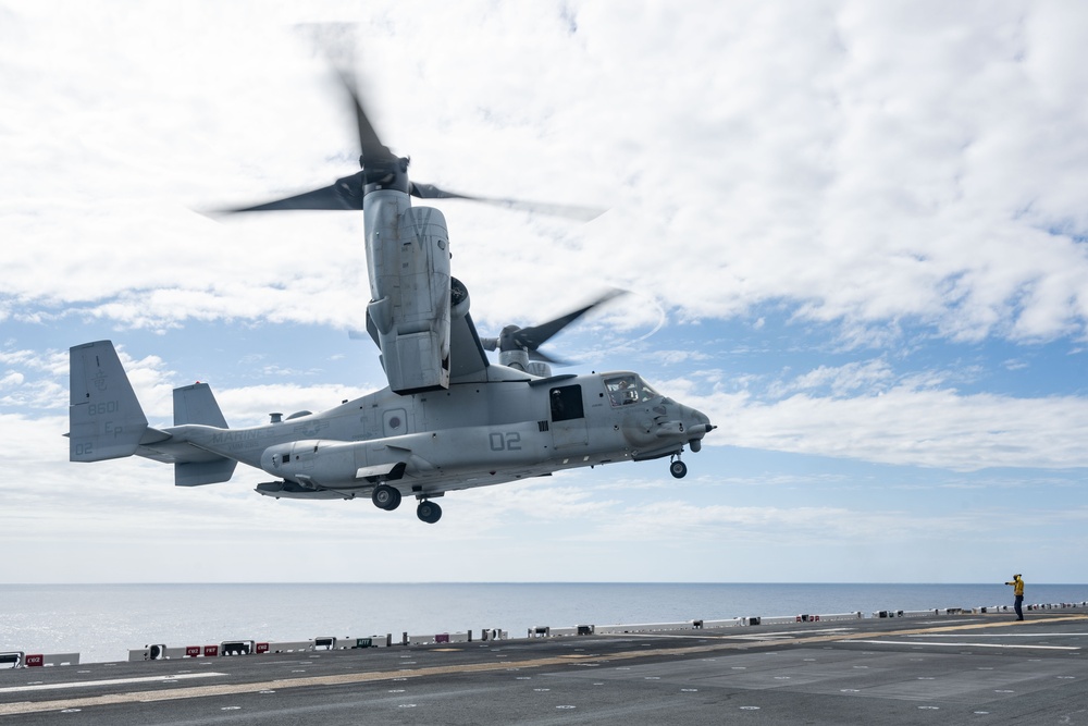 USS America (LHA 6) Conducts Flight Operations during Talisman Sabre