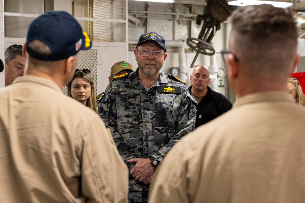 Fleet Support Unit Australia tours Frank Cable