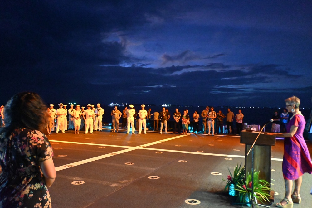 USS Cincinnati (LCS 20) Conducts a Port Visit to Majuro, Republic of the Marshall Islands