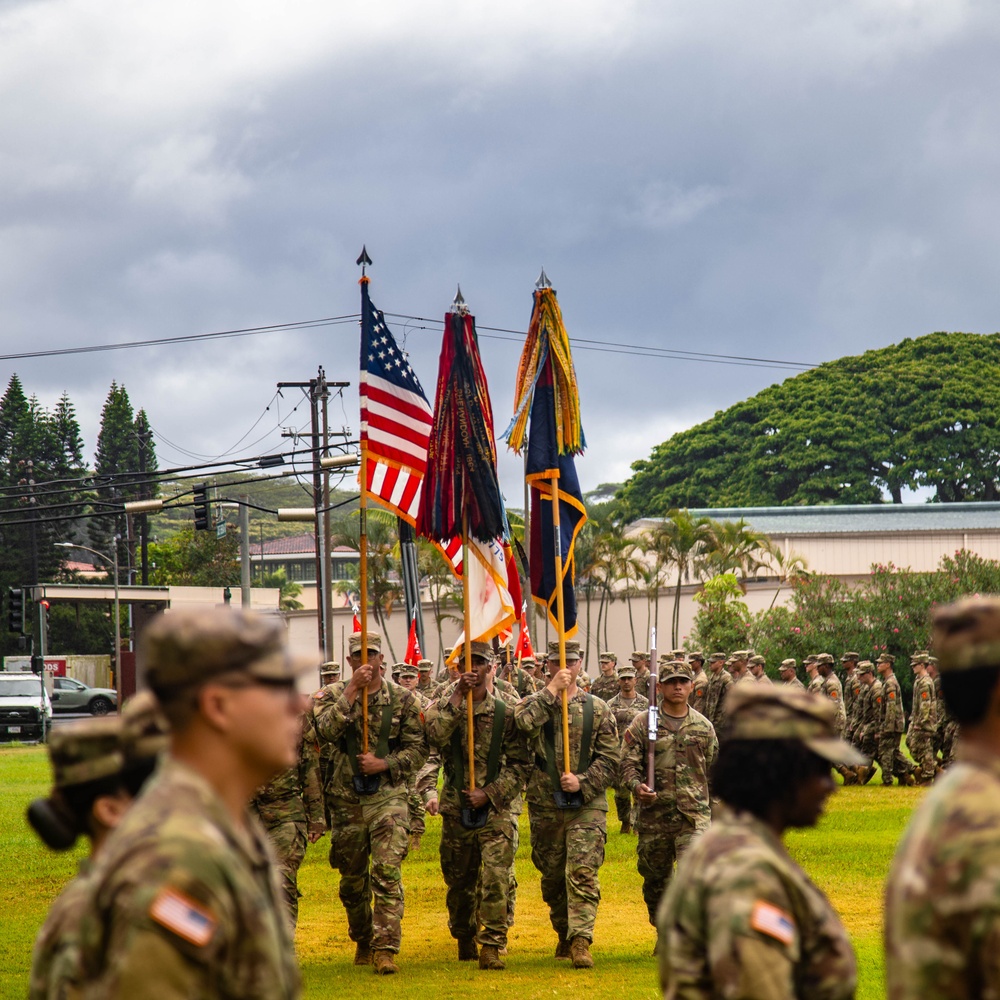 25 ID Change of Command