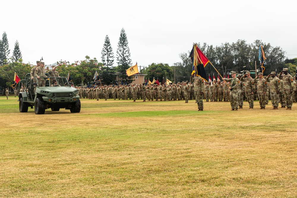 25th Infantry Division Change of Command Ceremony