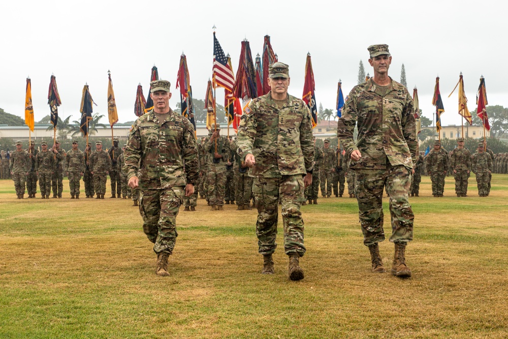 25th Infantry Division Change of Command Ceremony