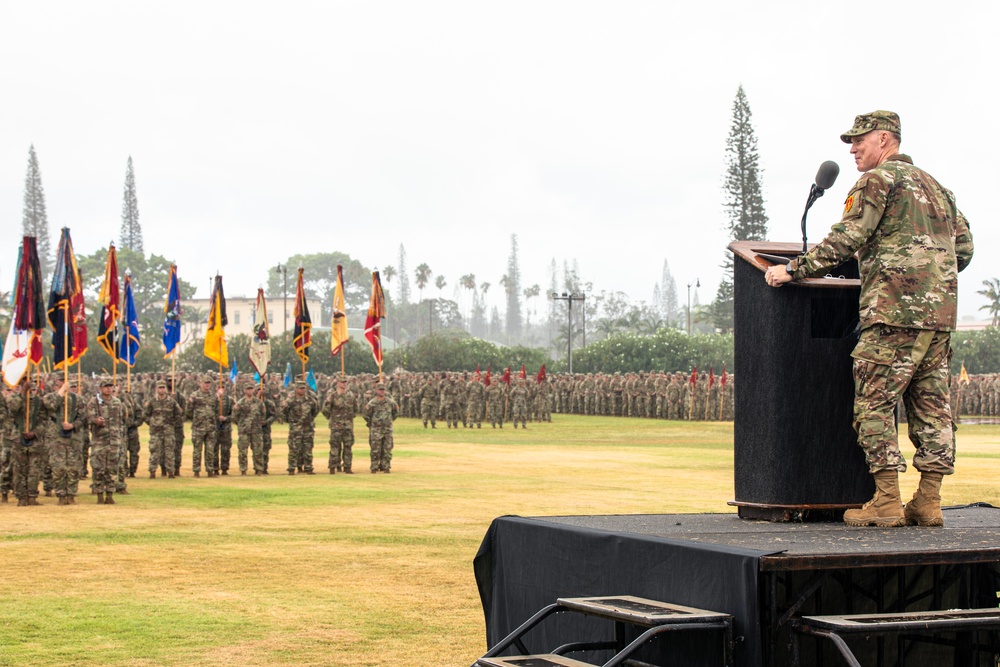 25th Infantry Division Change of Command Ceremony