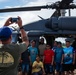 JBER team brings “Pet the Jet” day to Tinian