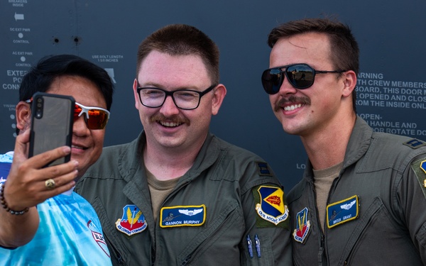 JBER team brings “Pet the Jet” day to Tinian