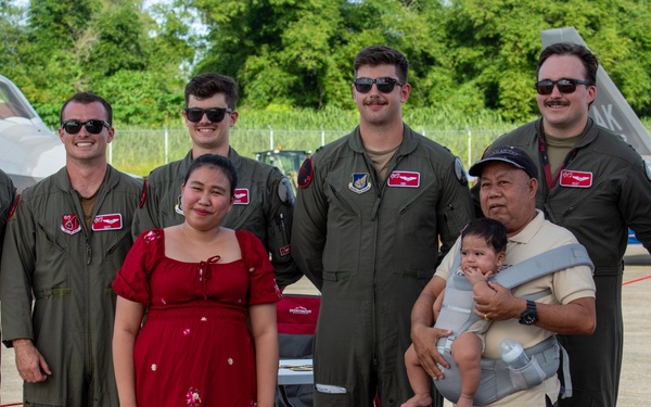 JBER team brings “Pet the Jet” day to Tinian