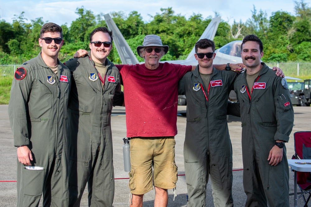 JBER team brings “Pet the Jet” day to Tinian
