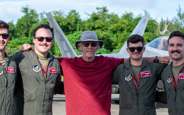 JBER team brings “Pet the Jet” day to Tinian