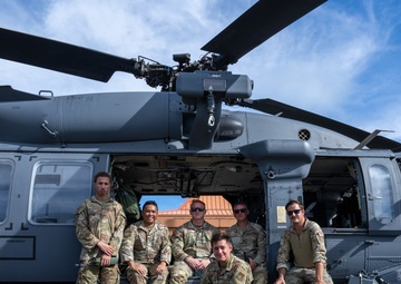 JBER team brings “Pet the Jet” day to Tinian