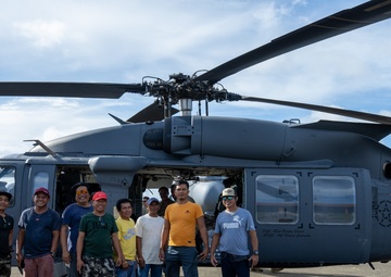 JBER team brings “Pet the Jet” day to Tinian