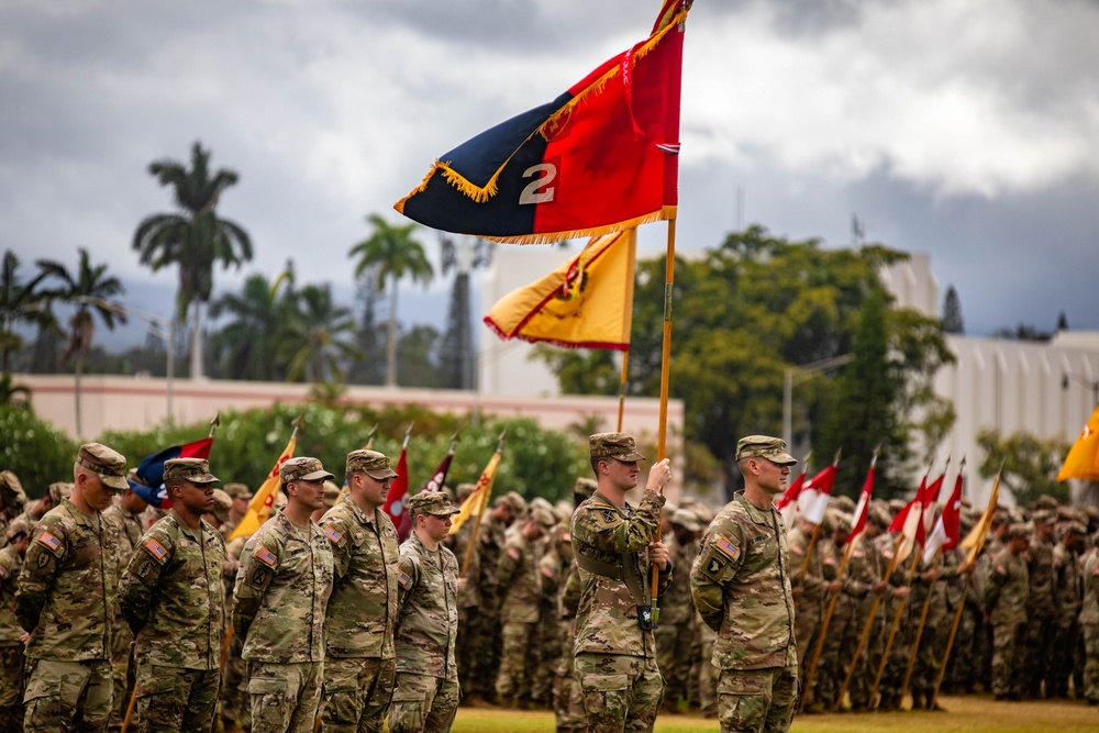 25 ID Change of Command