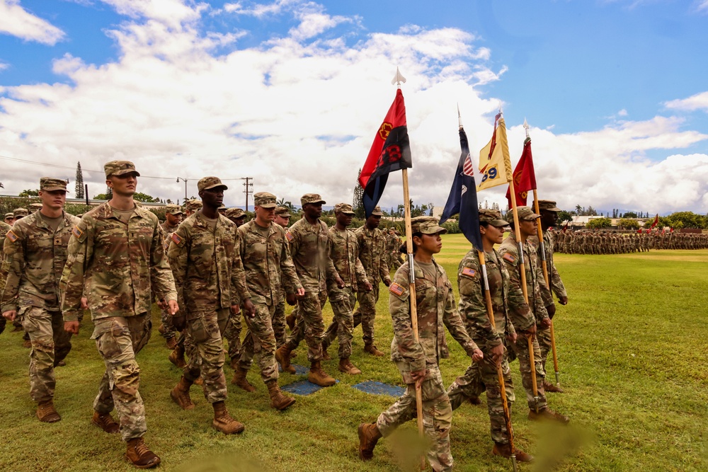 25th Infantry Division Change of Command Ceremony