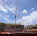 Construction Progress for a New Gym Facility on Camp Blaz