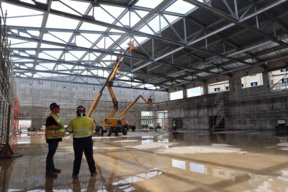 Roofing Installation for an Indoor Gymnasium on Camp Blaz