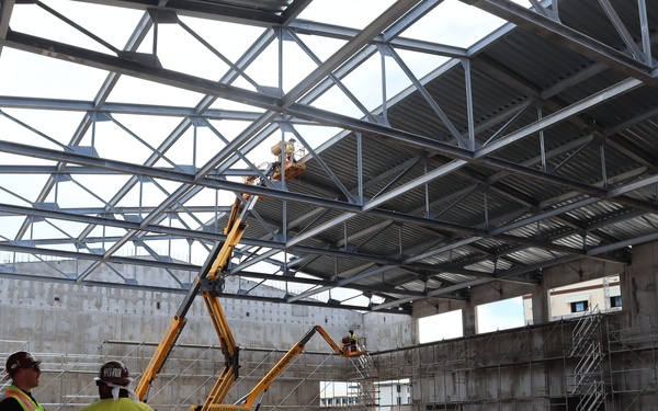Roofing Installation for an Indoor Gymnasium on Camp Blaz