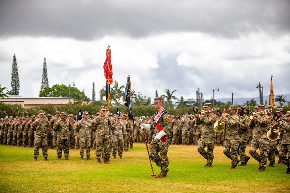 25 ID Change of Command