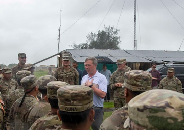 SECARMY visits Task Force Talon