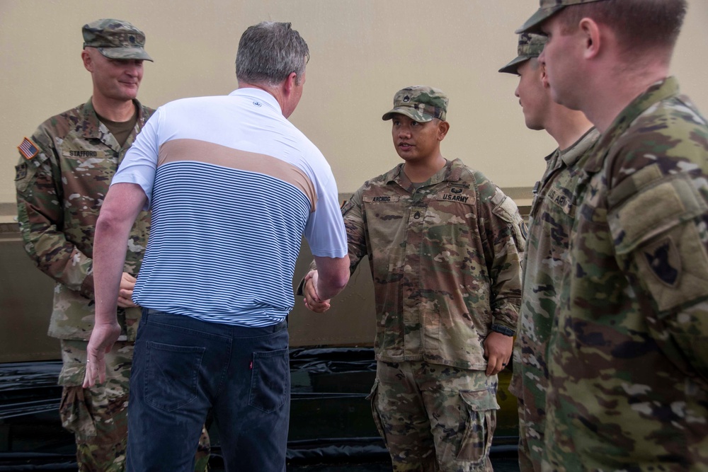 SECARMY visits Task Force Talon