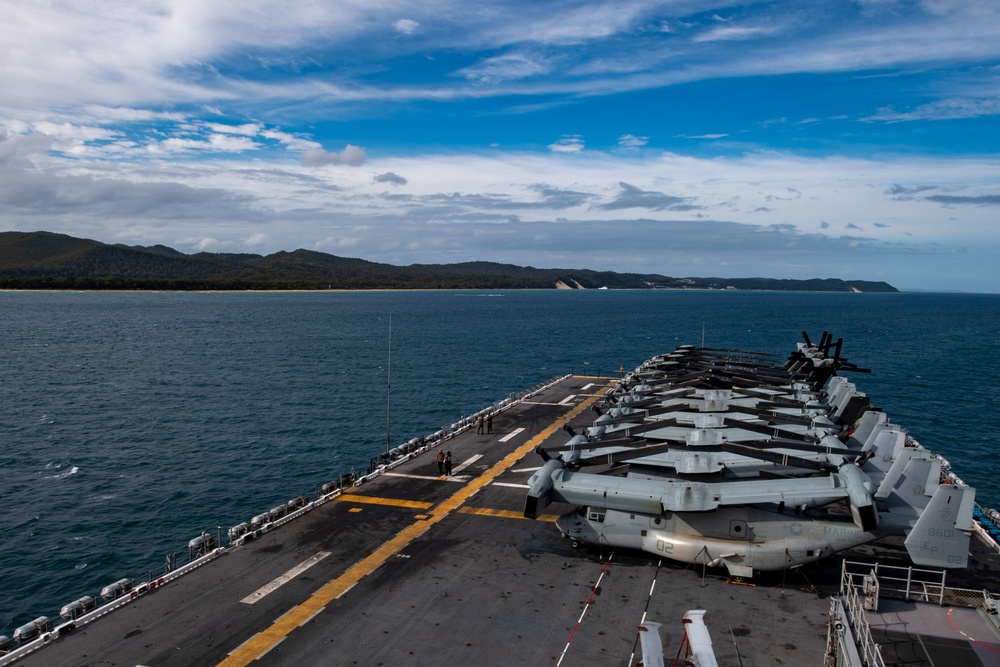 USS America (LHA 6) Arrives in Brisbane