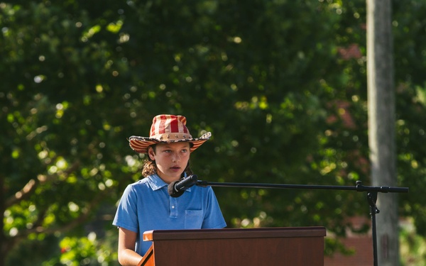 Sergeant Jack E. Stillman Field Dedication Ceremony