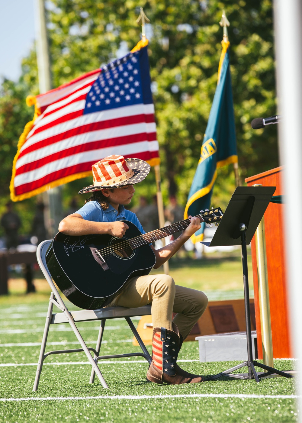 Sergeant Jack E. Stillman Field Dedication Ceremony