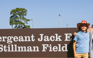 Sergeant Jack E. Stillman Field Dedication Ceremony