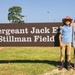 Sergeant Jack E. Stillman Field Dedication Ceremony