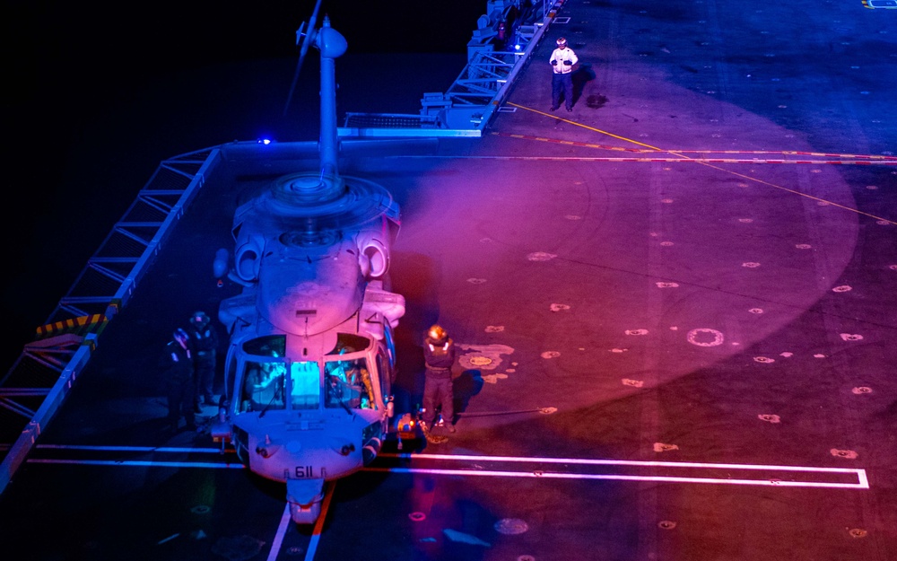 USS Theodore Roosevelt Night Flight Operations