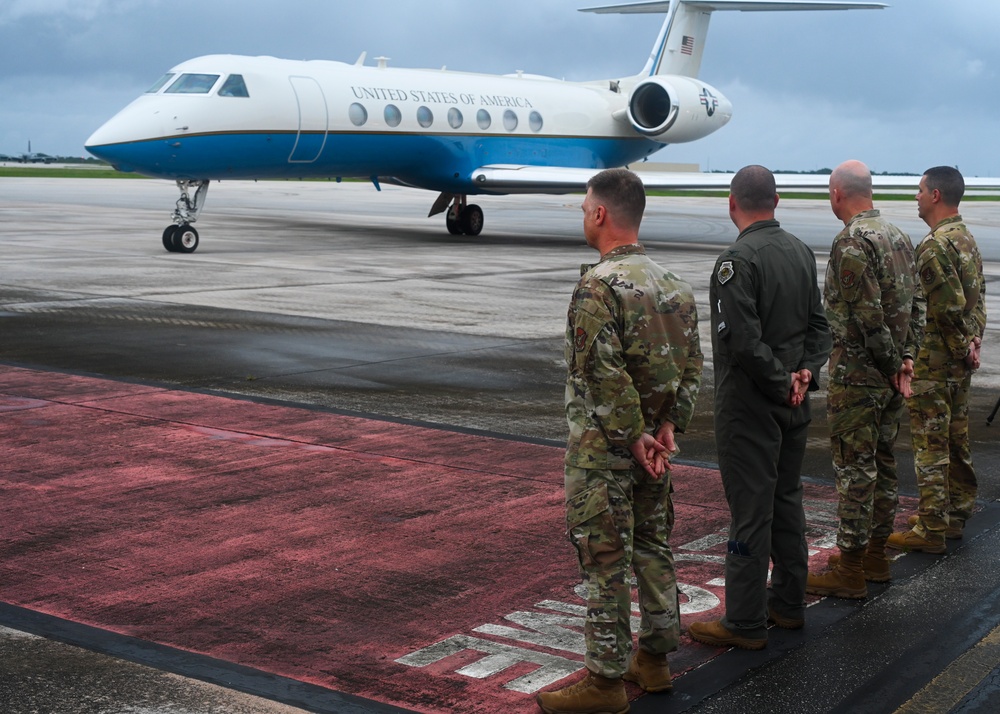 SECAF touches down at Andersen AFB