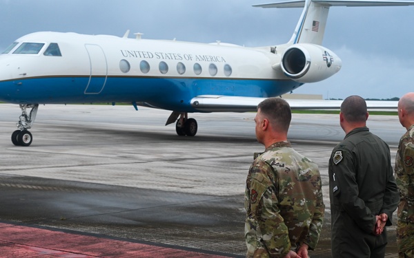 SECAF touches down at Andersen AFB